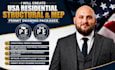 create USA residential structural and mep permit drawing packages