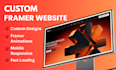 design framer website, fix framer website design develop framer website