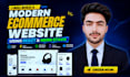 build a modern react ecommerce website using mern stack