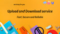 provide professional data downloading and uploading services