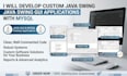 build custom java programming gui desktop applications with mysql