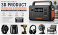do 3d product modeling industrial 3d realistic product rendering for amazon