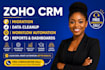 zoho CRM migration data cleanup workflow automation reports dashboards setup