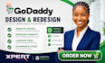 godaddy website redesign godaddy website design, develop godaddy website