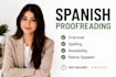 proofread and edit your spanish text by a native speaker