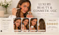 create luxury beauty and cosmetic ugc content