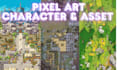 do minecraft skin, blockbench, pixel art, sprite sheet, animation and game asset
