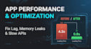 optimize your app or website performance or fix bottleneck