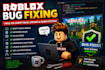 fix roblox lua scripts errors, datastore bugs, gui issues, roblox game system