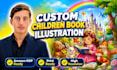 children book illustration for amazon KDP