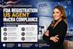 do fda registration, US agent services, and mocra compliance
