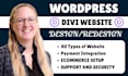 design divi wordpress website, divi wordpress redesign and wordpress development