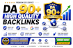 build white hat backlinks with high quality da 90