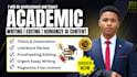 write, edit proofread academic writing, expert academic writer, academic editing