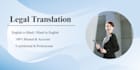 do legal english and hindi translation alongwith proofreading