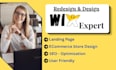 redesign wix website, design wix website, webflow