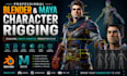 do professional blender and maya character rigging