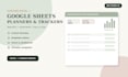 design a custom excel or google sheets planner and tracker