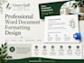 professionally format, edit and redesign your word document