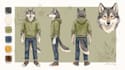 make a fursona ref sheet, furry reference sheet, anthro ref sheet