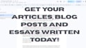 write your blog posts