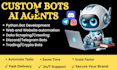 develop ai agents python bots web scrapers and automation tools