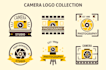 design professional monogram photography camera logo