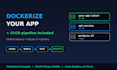 dockerize your application and set up ci cd pipelines