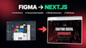 convert figma to nextjs react website with tailwind CSS