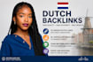 do dutch link building high da90 nl fr de dofollow backlinks  localization