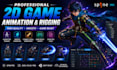 create professional 2d game animation and rigging
