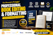 do book editing formatting, kindleand amazon KDP formatting