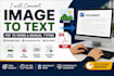 convert image to text, PDF to word and manual typing