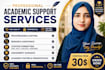 research analyst, scientific research, thesis, review articles