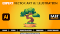 professionally design custom vector graphics