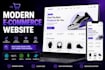 build a modern responsive ecommerce website using nextjs and mern