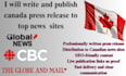 write and publish canada press release to top news  sites