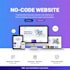 make a professional website with no code using wordpress