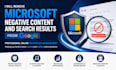 remove microsoft negative content and search results from google