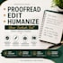 proofread, edit and humanize your turkish text