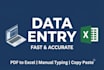 do fast and accurate data entry