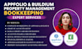 expert appfolio and buildium property management bookkeeping