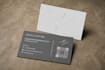 create a modern and professional business card