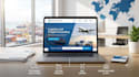 design a professional logistics or cargo wordpress website