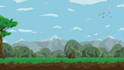 create 8bit 16bit pixel art background landscape scenery wallpaper environment