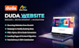 build a professional website using duda website builder