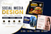 design professional social media posts