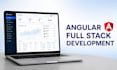 develop a custom full stack angular web application