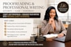 proofread all professional submissions