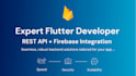 integrate rest API and firebase in flutter app